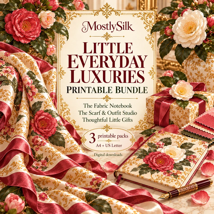 MostlySilk botanical printable bundle